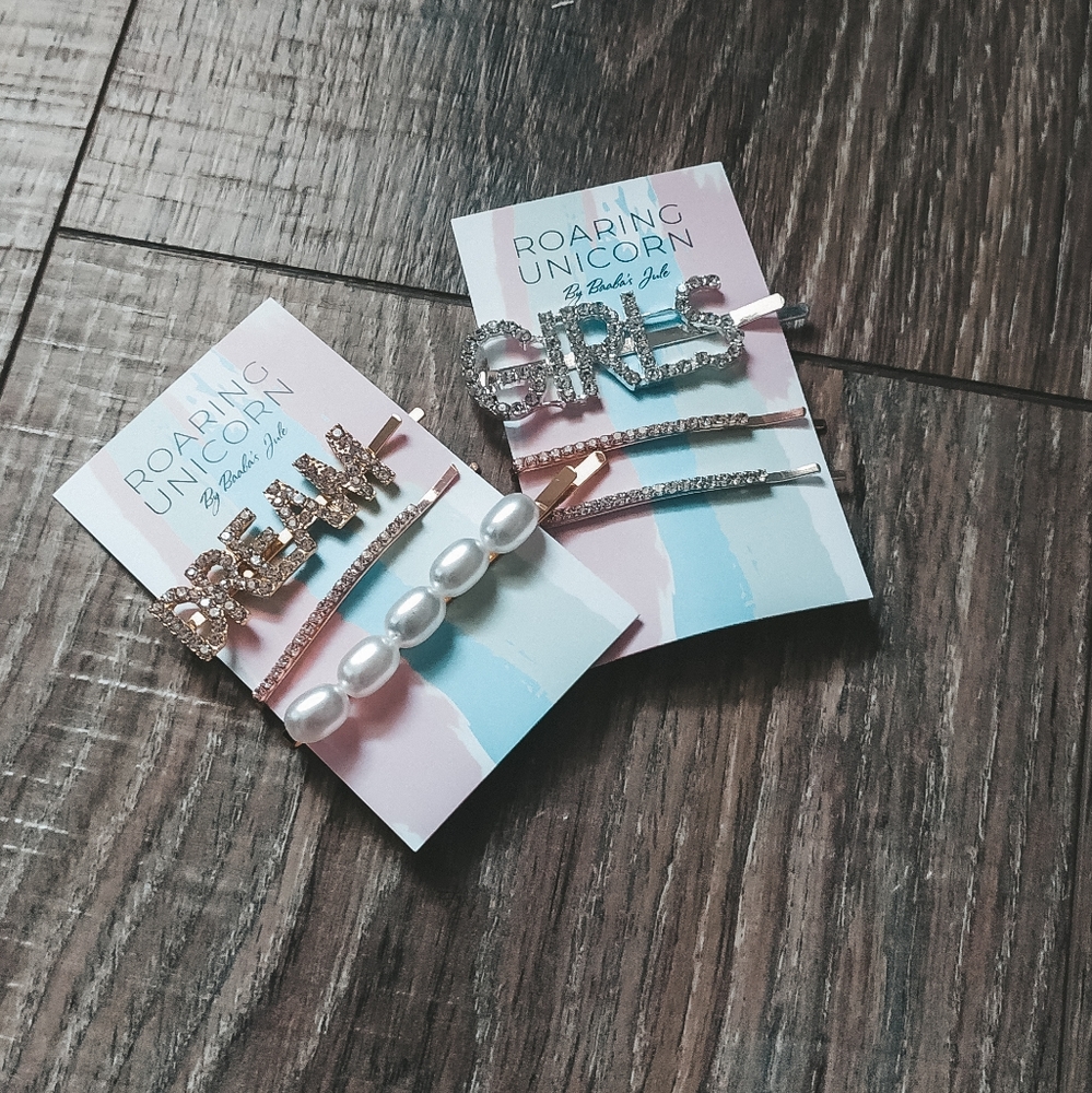 3/$30 Dream Girls Rhinestone Bobby Pins